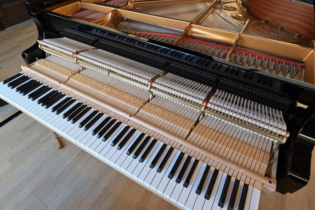 Flügelspielwerk grand piano keyboard and action