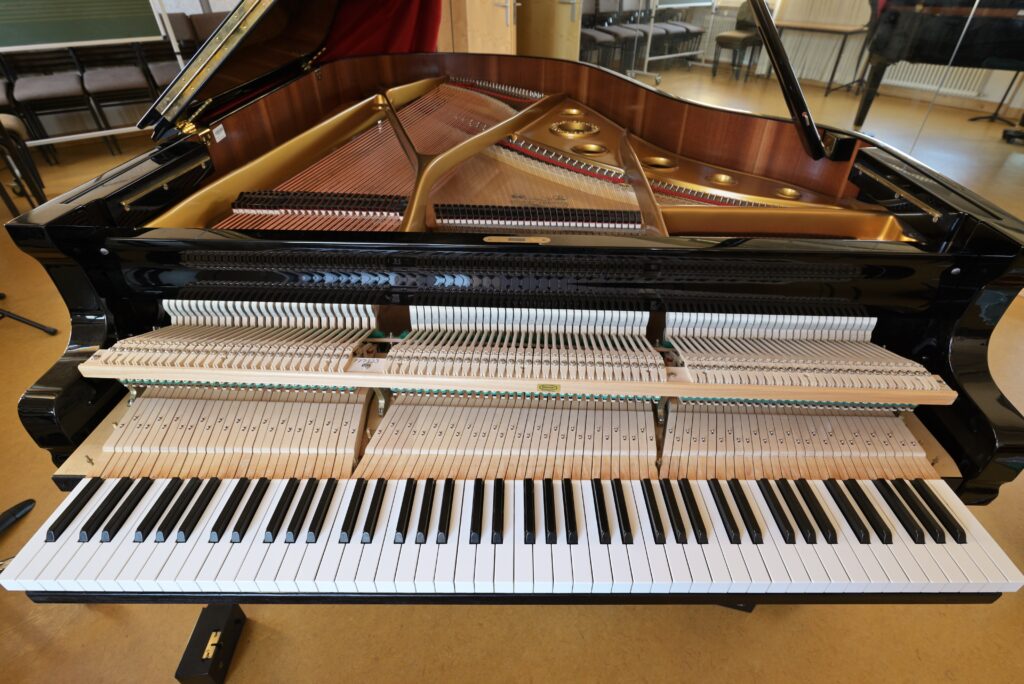 Flügelspielwerk grand piano keyboard and action