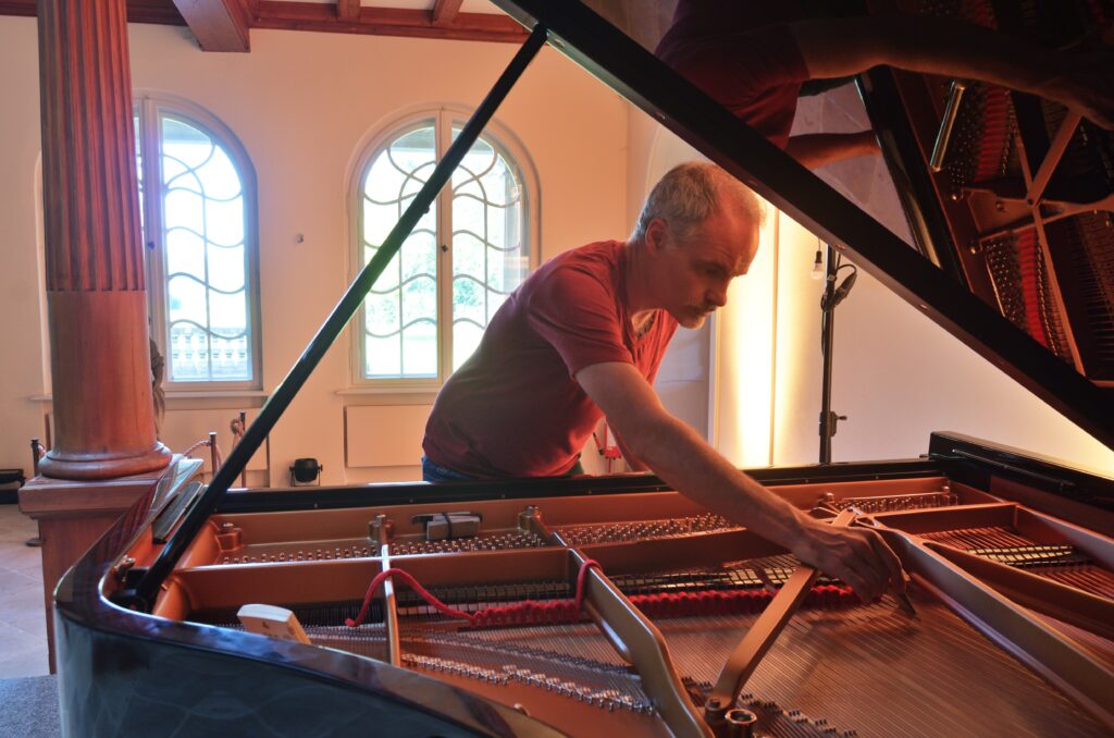 concert grand piano tuning